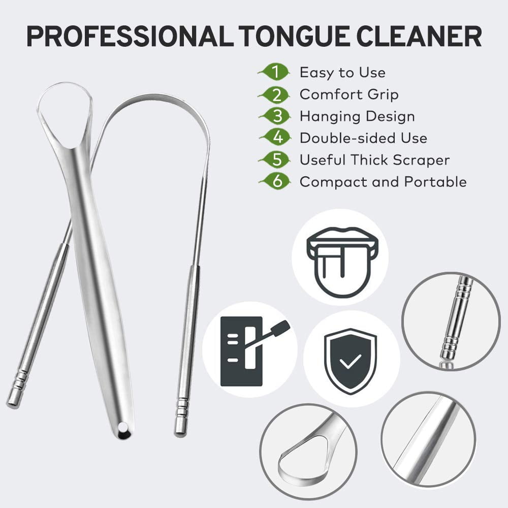 Premium Tongue Scraper Kit